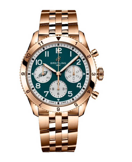 Breitling Super AVI B04 Chronograph GMT 46 Tribute to Vough F4U Corsair Replica Watch R233802A1L1R1